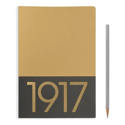 LEUCHTTURM1917 LEUCHTTURM1917, Jottbook A5, 2 KS v balení , GOLD, linky 355529