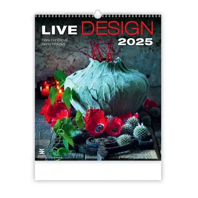 Kalendář nástěnný 2025 - Live Design