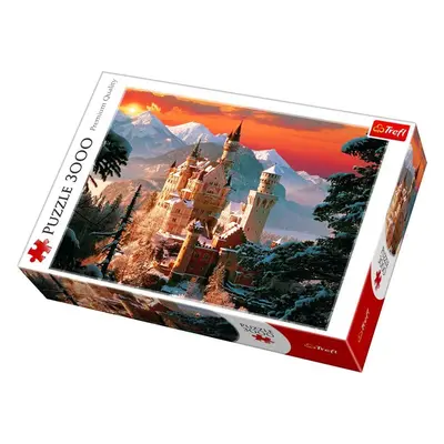 Trefl Puzzle Neuschwanstein v zimě / 3000 dílků