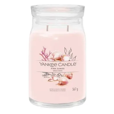 YANKEE CANDLE Pink Sands svíčka 567g / 2 knoty (Signature velký)