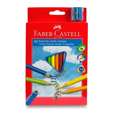 Faber - Castell Pastelky trojhranné Junior - středně silné 30 ks