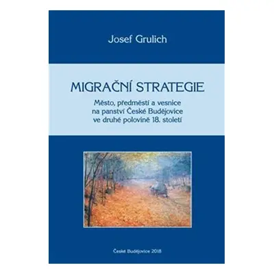 Migrační strategie - Město, předměstí a vesnice na panství České Budějovice ve druhé polovině 18