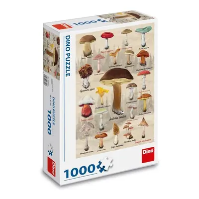 Puzzle Houby koláž 1000 dílků