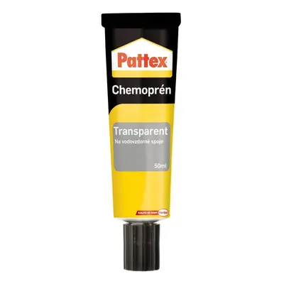 Henkel Pattex Chemoprén - Transparent kontaktní lepidlo, 50 ml, transparentní