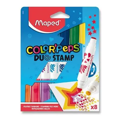 Maped - Fixy Color´Peps Duo Stamp oboustranné 8 ks