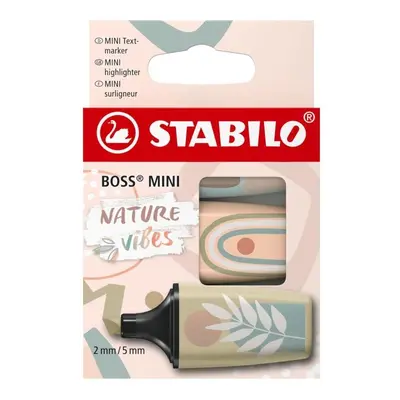 Zvýrazňovač STABILO BOSS MINI Naturevibes - sada 3 ks