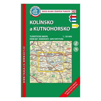 KČT 42 Kolínsko a Kutnohorsko 1:50 000 Turistická mapa, 1. vydání