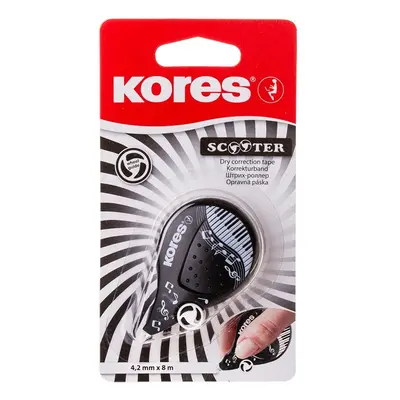 Kores SCOOTER BLACK WHITE, mix 4,2 mm x 8 m