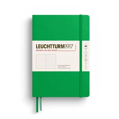 Leuchtturm1917 Zápisník Spring Leaf Medium A5 tečkovaný