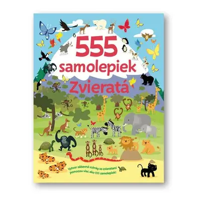 555 samolepiek Zvieratá