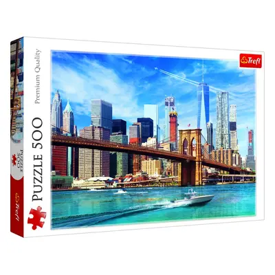 Puzzle Výhled na New York 500 dílků 58x34cm v krabici 40x26,5x4,5cm - Trefl