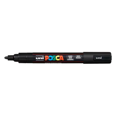 Posca popisovač PC-5M, 1,8 - 2,5 mm, černá (24)