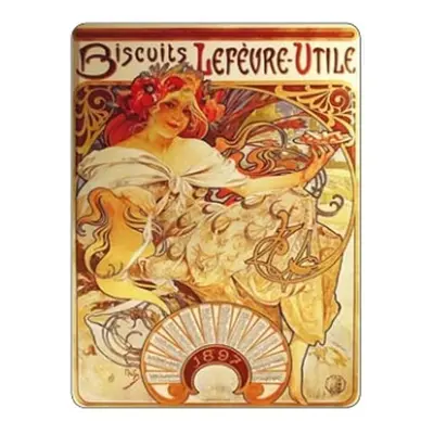 Cedule Alfons Mucha – Biscuits, 30 x 40