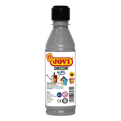 JOVI Decor akrylová barva - stříbrná 250 ml