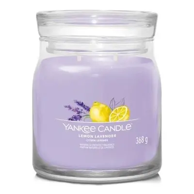 YANKEE CANDLE Lemon Lavender svíčka 368g / 2 knoty (Signature střední)