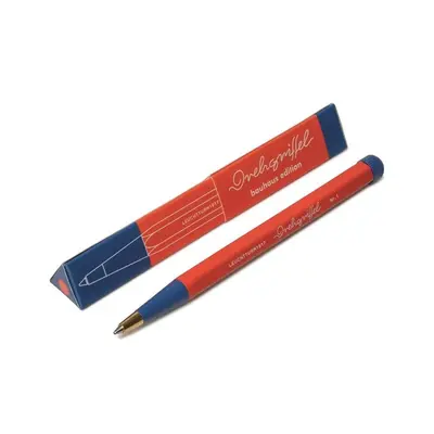 Drehgriffel Nr. 1 Red/Royal Blue Bauhaus Edition Ballpoint pen (Royal Blue ink)