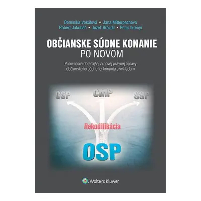 Občianske súdne konanie po novom - Dominika Vokálová; Jana Mitterpachová