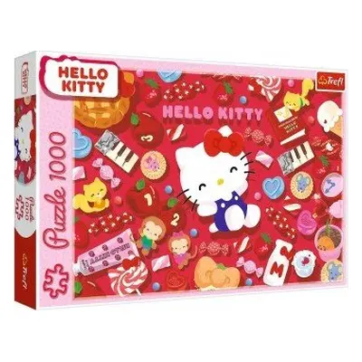 Puzzle Hello Kitty 1000 dílků 68,3x48cm v krabici 40x27x6cm