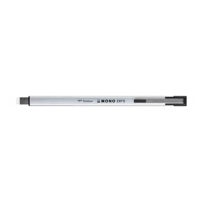 Tombow Gumovací tužka Mono Zero METAL 2,5 x 5 mm - stříbrná