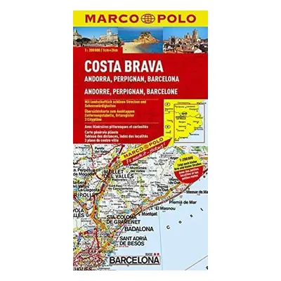 Španělsko - Costa Brava/mapa