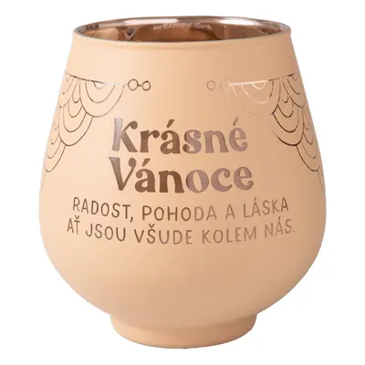 Zrcadlový svícen - Krásné Vánoce - Albi