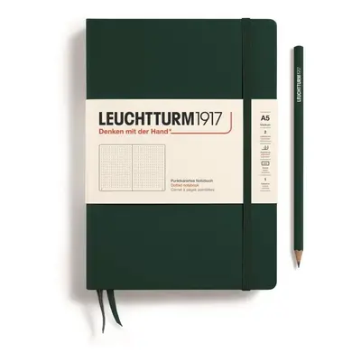 Leuchtturm1917 Zápisník Forest Green Medium A5 tečkovaný