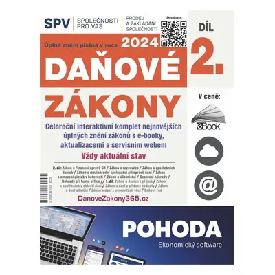 Daňové zákony 2024 (Díl 2.)