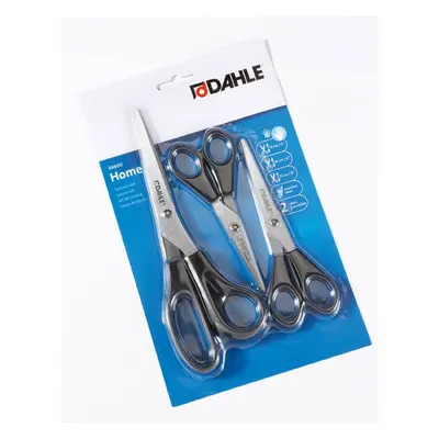 Dahle set nůžek Home, 14 cm, 15 cm a 20 cm, černé