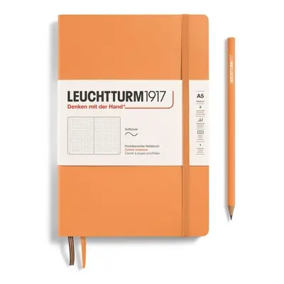 Leuchtturm1917 Zápisník Apricot Softcover A5 tečkovaný