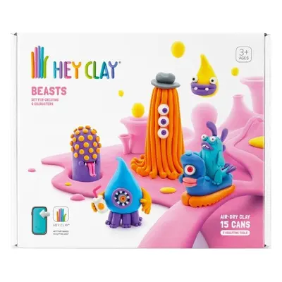 Hey Clay kreativní sada - Příšery - TM Toys