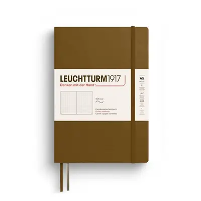 Leuchtturm1917 Zápisník Spice Brown Softcover A5 tečkovaný