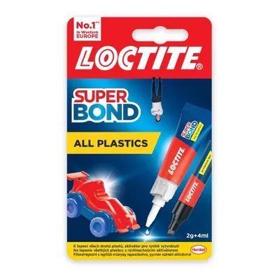 Henkel Loctite - Super Bond All Plastics, 2 g + 4 ml