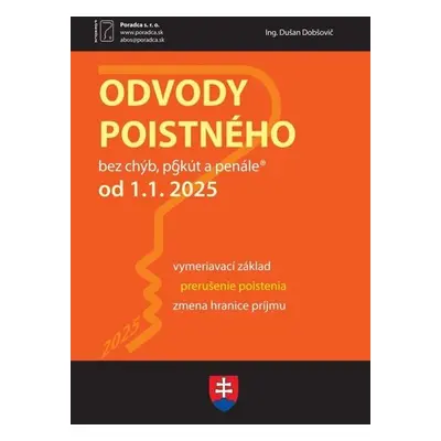 Odvody poistného od 1. 1. 2025