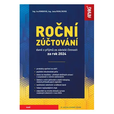 ANAG Roční zúčtování daně z příjmů ze závislé činnosti za rok 2024 - Jana Rohlíková