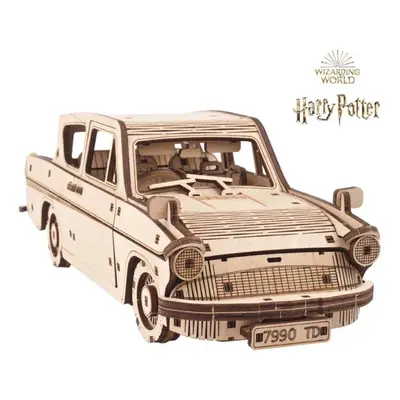 harry Potter 3D dřevěné mechanické puzzle - Létající Ford Anglia