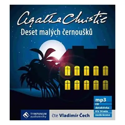 Deset malých černoušků - CDmp3 (Čte Vladimír Čech) - Agatha Christie