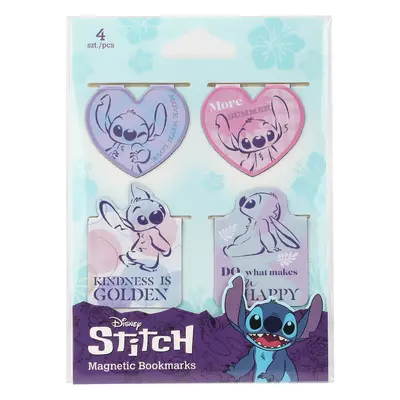 Colorino magnetická záložka Stitch Pastel 3, mix motivů, 4 ks