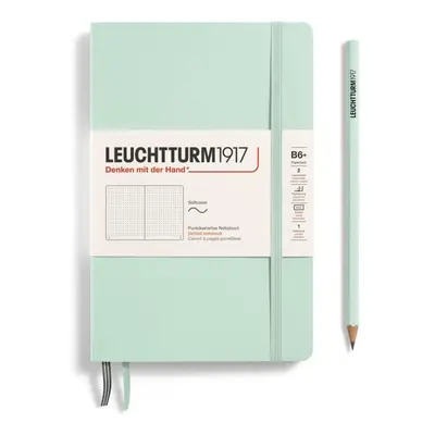 Leuchtturm1917 Zápisník Mint Green Softcover B6+ tečkovaný