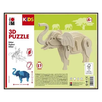 Marabu KiDS 3D Puzzle - Elephant