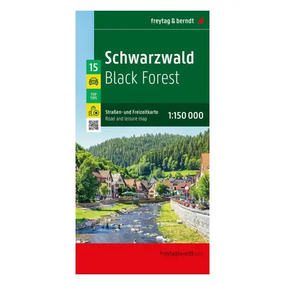 Černý les 1:150 000 / automapa + mapa pro volný čas (10 největších tipů)