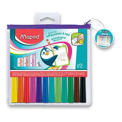 Maped - Popisovač WB Dry Erase Fun Colours 12 barev