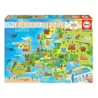 Puzzle Mapa Evropy/150 dílků