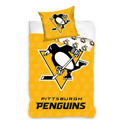 Hokejové povlečení NHL Pittsburgh Penguins Shields Velikost: 135x200 + 80x80 cm