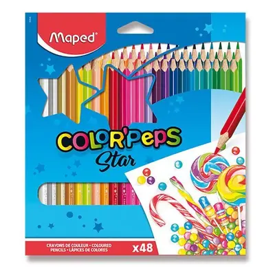 Maped - Pastelky trojhranné Color´ Peps 48 ks