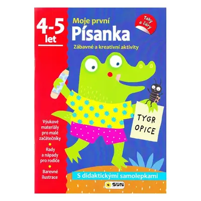 Písanka - 4-5 roky - samolepky (Moje první písanka)