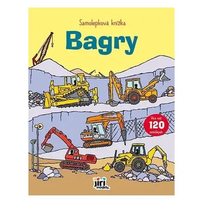 Samolepková knížka Bagry