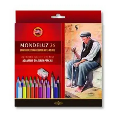 Koh-i-noor pastelky akvarelové umělecké MONDELUZ art souprava 36 ks