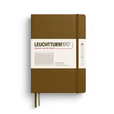 Leuchtturm1917 Zápisník Spice Brown Medium A5 čtverečkovaný