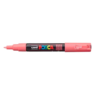 Posca akrylový popisovač PC-1M, 0,7 - 1 mm, korálově růžová (extra tenký kulatý hrot)