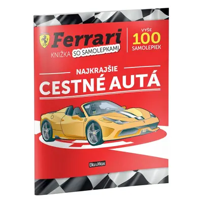 FERRARI, cestné autá – Kniha samolepiek